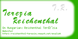 terezia reichenthal business card